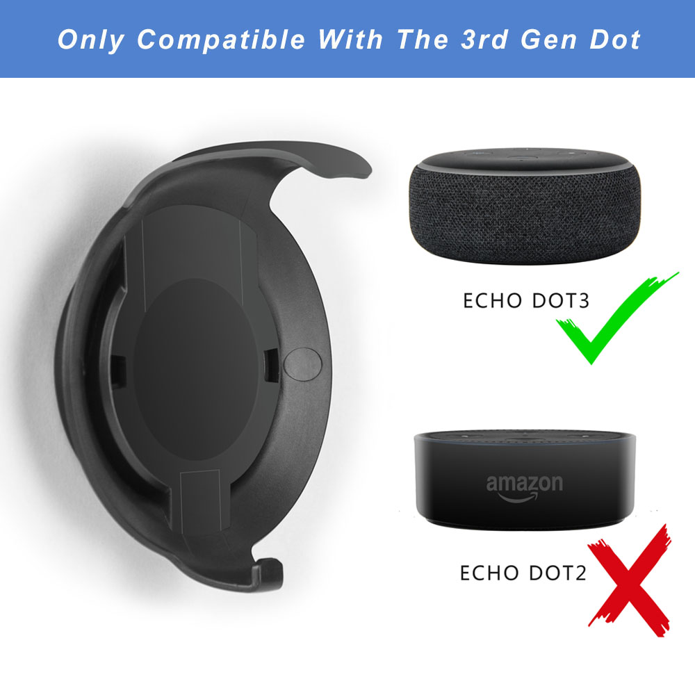 Support mural Alexa Echo Dot 3 - Amazon Speaker Echo Pop avis et prix